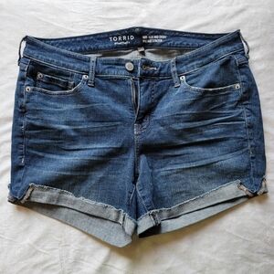 Torrid Blue Denim Shorts